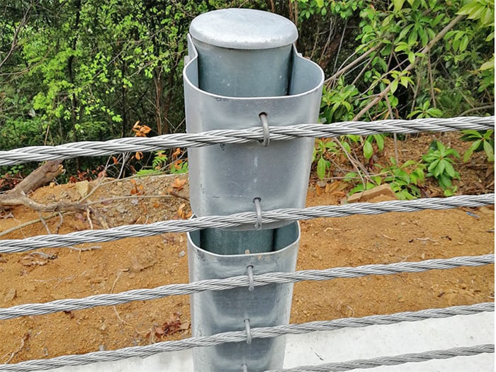 鋼絲繩護(hù)欄